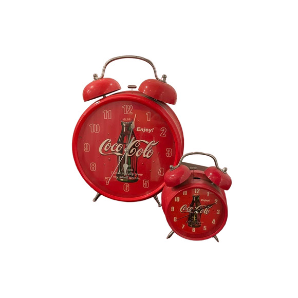 Pair of Coca-Cola Alarm Clocks0 - Picture 1 of 6